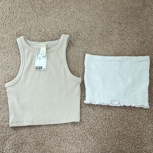 H&M and express tops xs and small